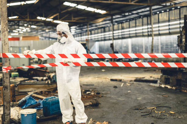 Professional Biohazard technician working in Pebble Beach, CA